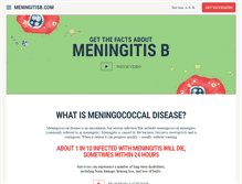 Tablet Screenshot of meningitisb.com